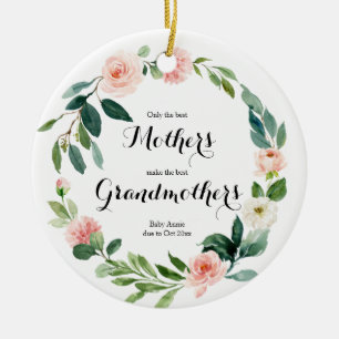 Personalised Only the best Parents get promoted Ce Ceramic Tree Decoration