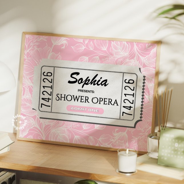 Personalised Opera Shower Fun Bathroom Print (Creator Uploaded)