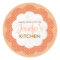 Personalised Orange Floral Dot Canning Stickers