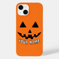 Personalised Orange Pumpkin Halloween Your Name