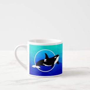 Personalised Orca Espresso Mug