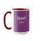 Personalised Orchid Coffee Mug