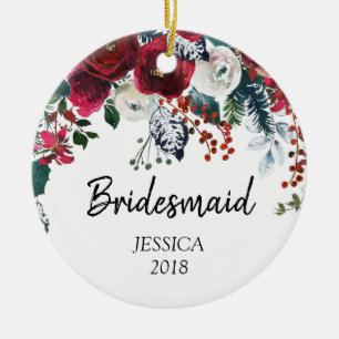 Personalised Ornament for bridesmaid