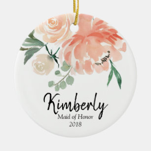 Personalised Ornament for Maid of Honour