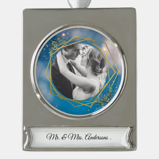 Personalised Ornament Photo and Text Frame (Front)