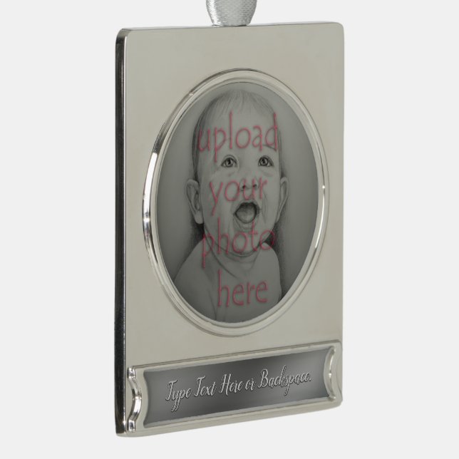 Personalised Ornament Your Photo Here Keepsakes (Right)