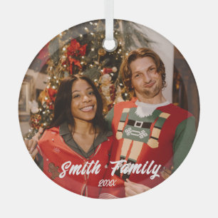 Personalised Ornaments, Create Your Own Photo Glass Tree Decoration