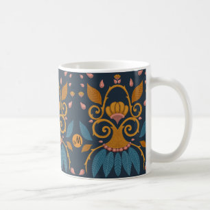Personalised ornate pattern Mediaeval style Coffee Mug