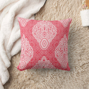 Personalised Ornate Throw Pillow Elegant Decor