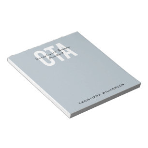 Personalised OTA Occupational Therapy Assistant Notepad