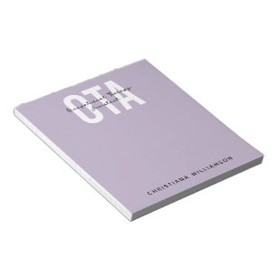 Personalised OTA Occupational Therapy Assistant Notepad