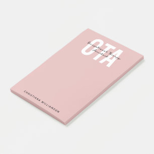 Personalised OTA Occupational Therapy Assistant Post-it Notes