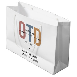 Personalised OTD Doctor of Occupational Therapy Large Gift Bag
