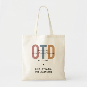 Personalised OTD Doctor of Occupational Therapy Tote Bag