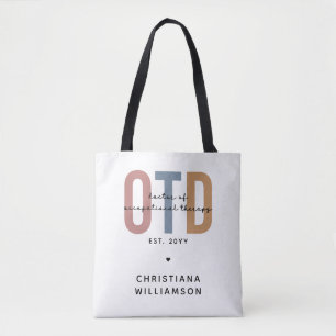Personalised OTD Doctor of Occupational Therapy Tote Bag