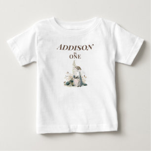 Personalised Otterl 1st Birthday Baby T-Shirt