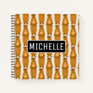 Personalised Otters Notebook