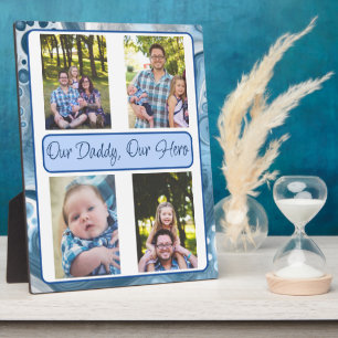 Personalised Our Daddy, Our Hero    Plaque