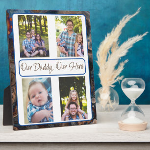 Personalised Our Daddy, Our Hero   Plaque