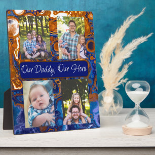 Personalised Our Daddy, Our Hero Plaque