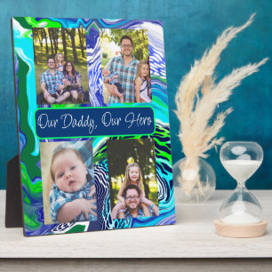 Personalised Our Daddy, Our Hero Plaque