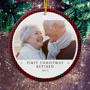 Personalised Our First Christmas Retired Photo Ceramic Tree Decoration