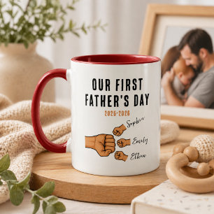 Personalised Our First Father’s Day Mug   New Dad