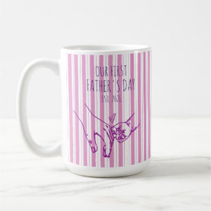 Personalised Our First Father's Day Mug