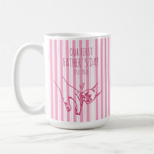 Personalised Our First Father's Day Mug