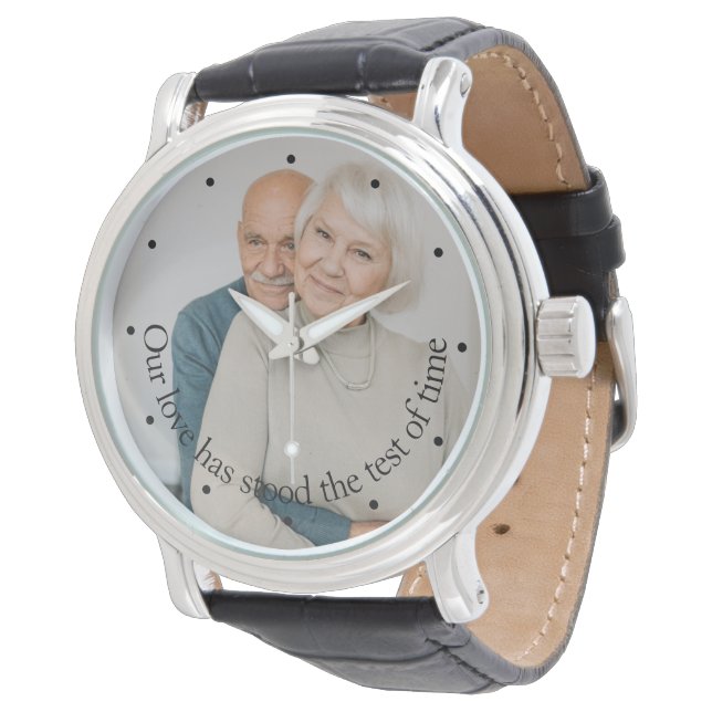 Personalised Our Love Has Stood The Test Of Time Watch (Angled)