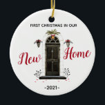 Personalised Our New Home Christmas ornament<br><div class="desc">Personalised Our New Home Christmas ornament</div>