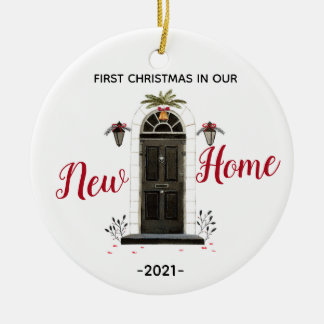 Personalised Our New Home Christmas ornament