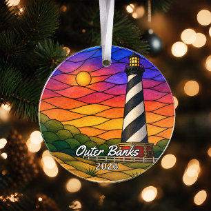 Personalised Outer Banks Acrylic Ornament, Custom Ornament