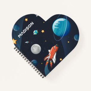 Personalised Outer Space Galaxy Activity Galaxy Notebook