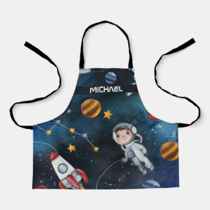 Personalised Outer Space Holiday Apron