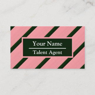 Personalised Outstanding Stripe Business Card