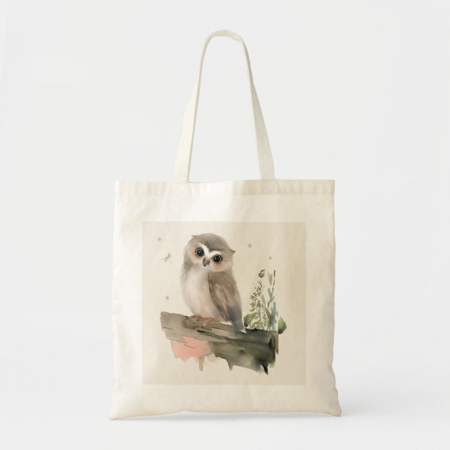 Personalised Owl Book Bag (Front)