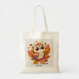 Personalised Owl kids Tote Bag