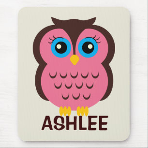 Personalised Owl Mousepad for Kids