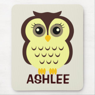 Personalised Owl Mousepad for Kids