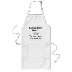 Personalised Oyster Fisherman's Long Apron