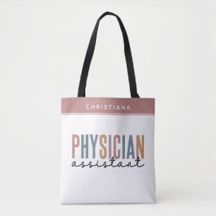 Personalised PA Physician Assistant Graduation Tote Bag