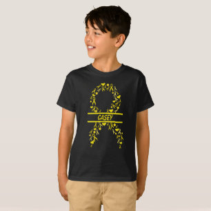 Personalised Paediatrics Cancer Awareness Ribbon T-Shirt