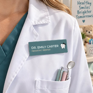 Personalised Paediatrics Dentist Name Tag
