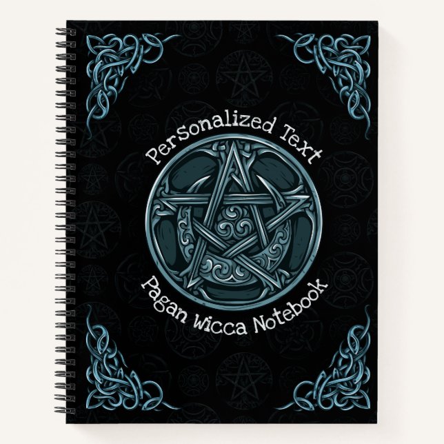 Personalised Pagan Wicca Notebook (Front)