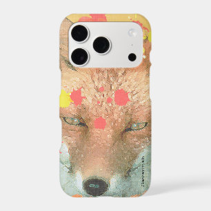 Personalised Paint Splatter Fox Art iPhone 7 Plus