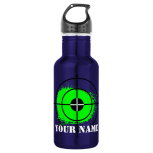 Personalised paintball sports water bottle gift