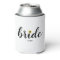 Personalised Painted Sunflower Bride Can Cooler