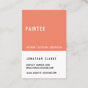 Personalised Painter/Artist Business Card