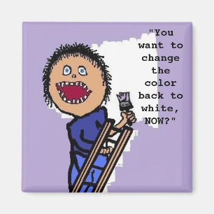 Personalised Painter Magnet